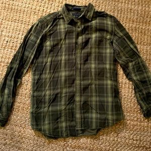 Banana Republic Green Button Down